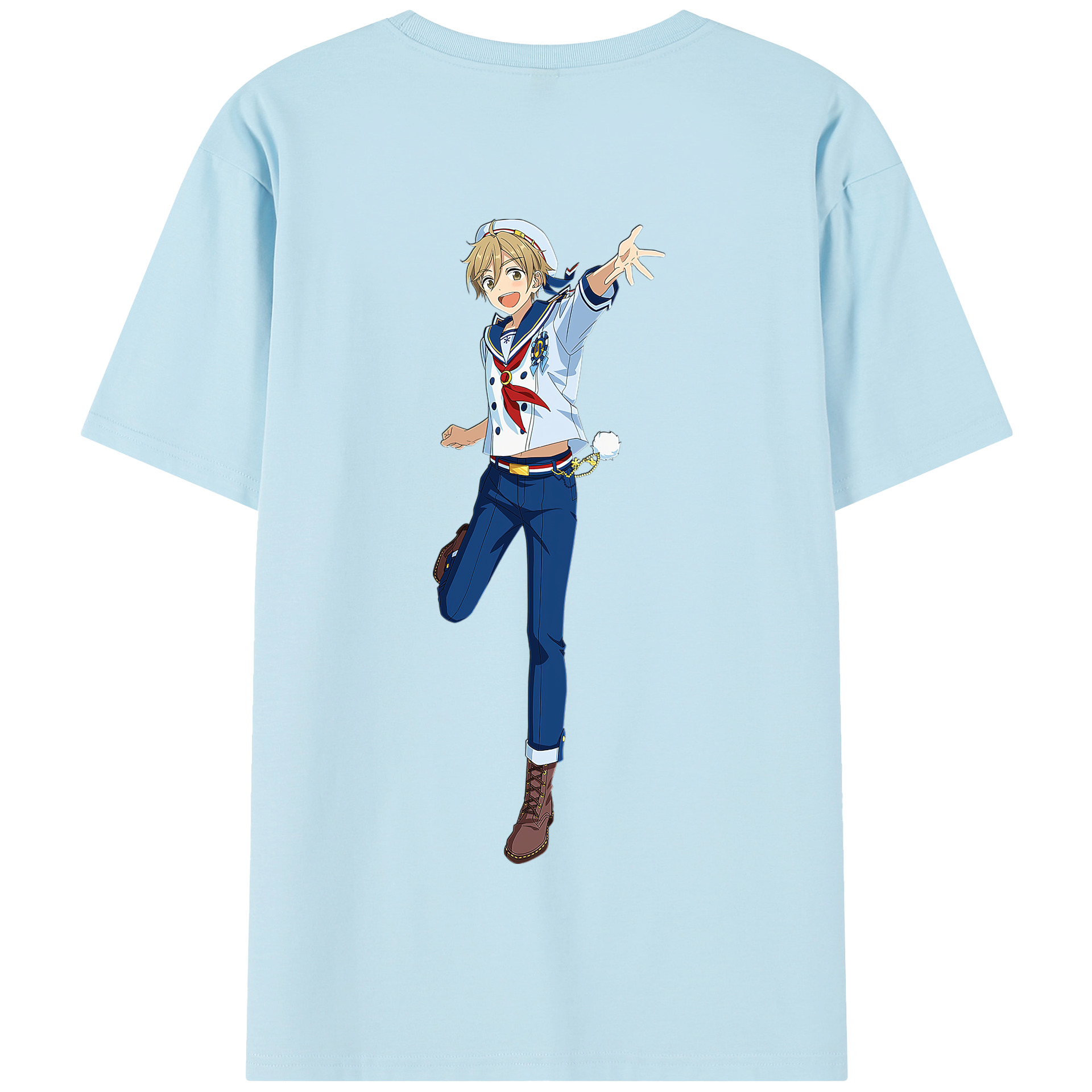 （画像用） あんさんぶるスターズ! Ensemble Stars 綿100％半袖Tシャツ（背面プリント）